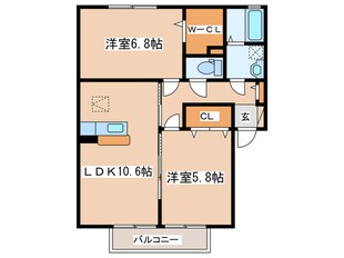 ハイム・Moriの物件間取画像